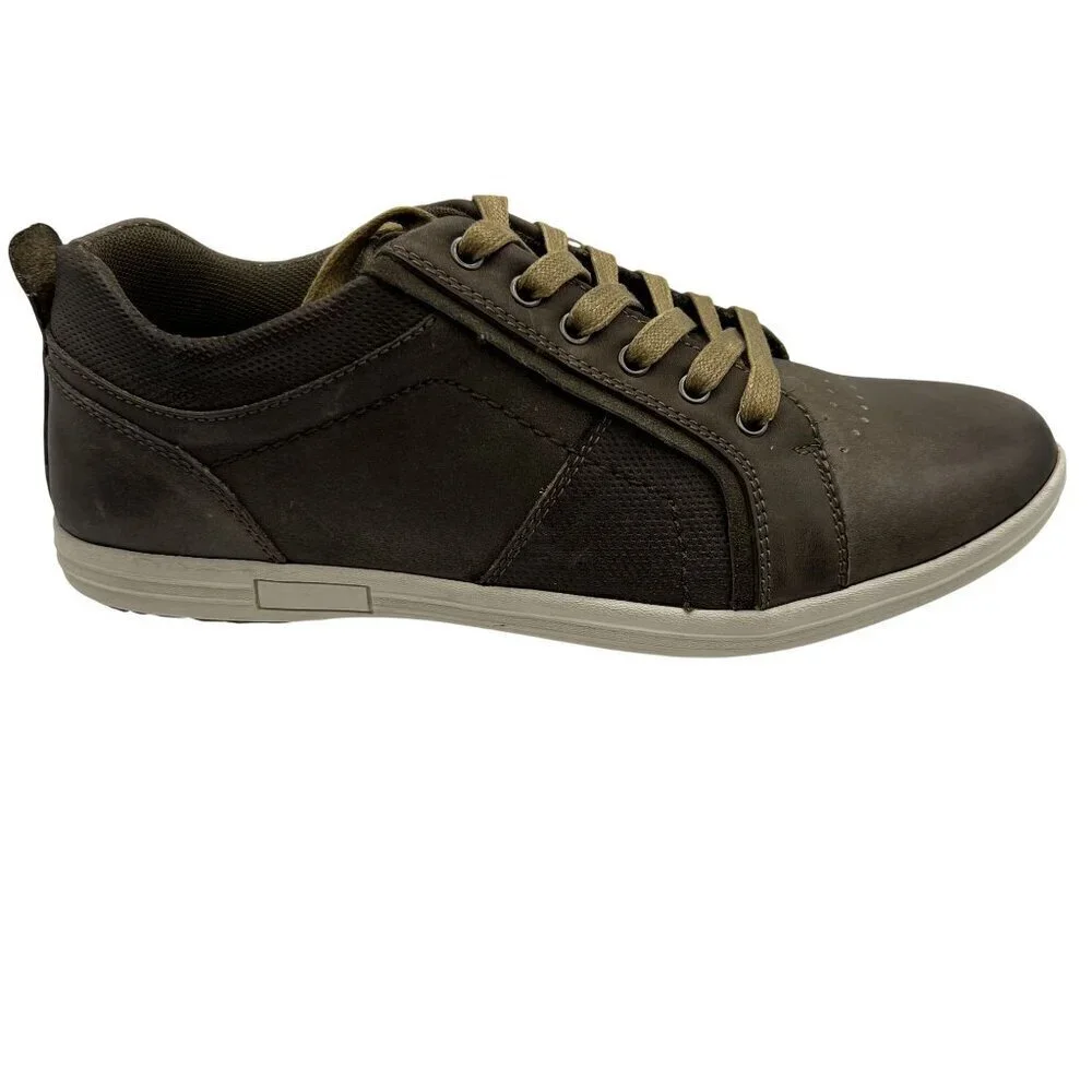 English Laundry NEW Mens 9 Aqua Sneaker Casual Earthy Green Lace Up Perforated